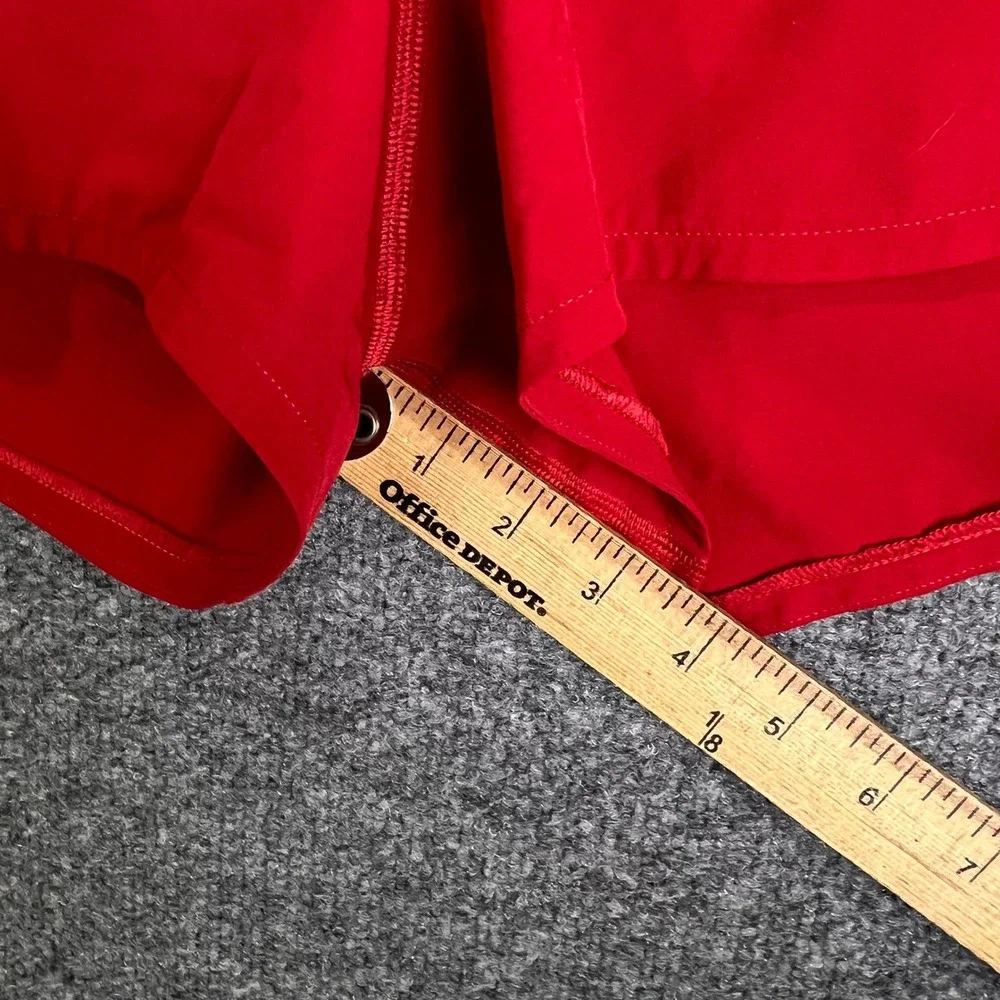 Lululemon Speed Up Shorts Womens 6 Red Excellent Running Athletic